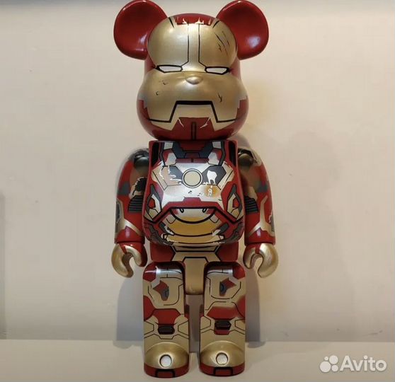 Мишка bearbrick ironman