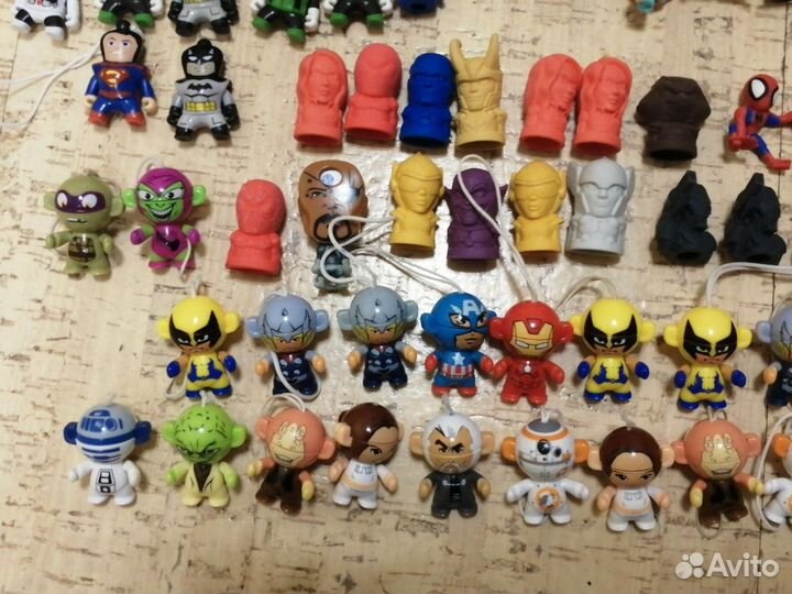 Самые разные игрушки киндеры макдоналдс стиратели