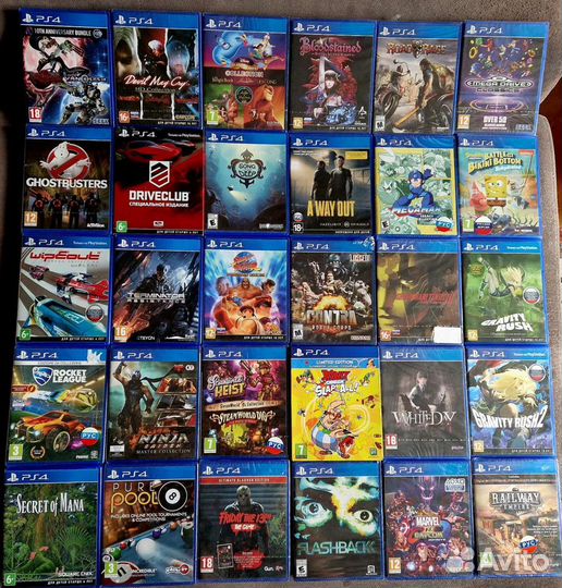 Редкие игры ps4 и Steelbook