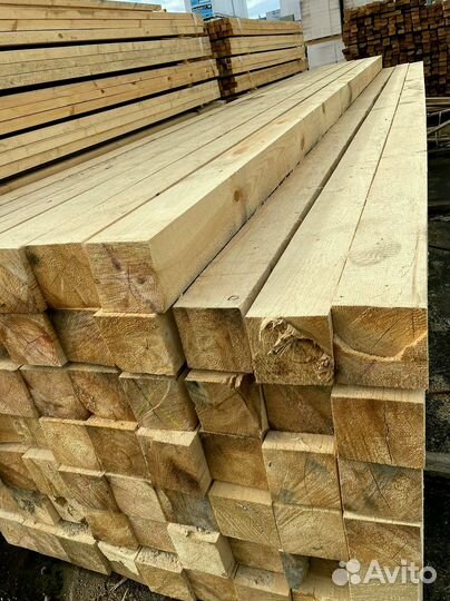 Брус обрезной 100х200х6000мм от производителя