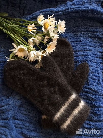 Варежки из собачьего пуха