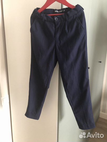 Школьный костюм для мальчика синий 128