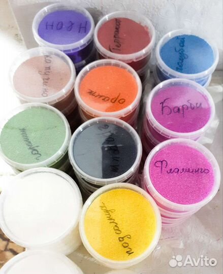 Цветной воск для насыпных свечей