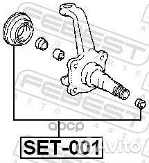 Сальник поворотного рычага к-кт сальник+ втулка