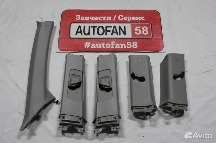 Обшивки стоек Toyota Highlander II 2007-2013