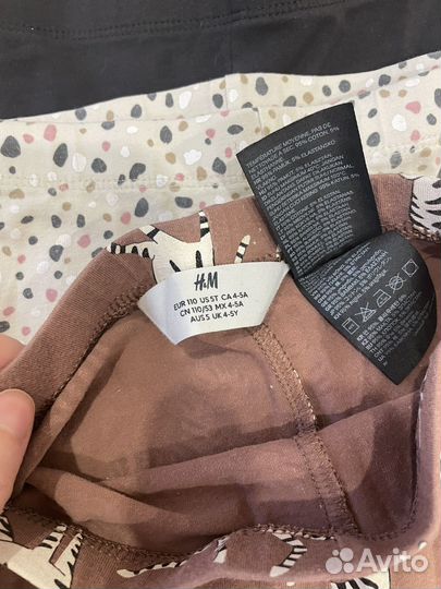 Лосины для девочки hm 104 110