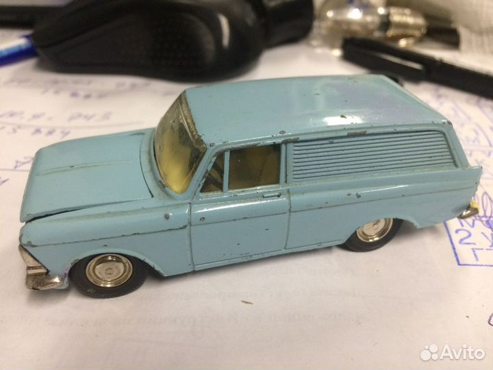 Модель автомобиля москвич номерной без ми, состоян
