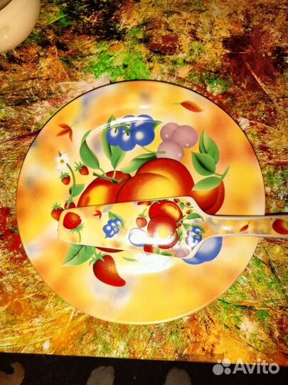 Блюдо для торта с лопаткой