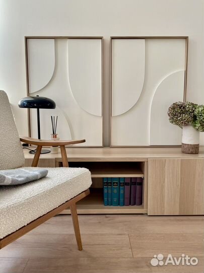 Панно картина в стиле Zarahome, HM home, IKEA