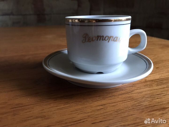 Чашка с блюдцем