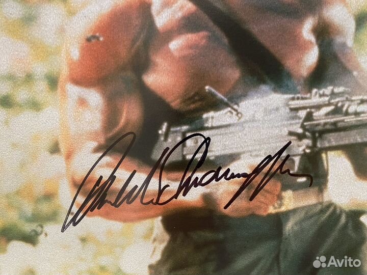 Автограф Арнольда Шварценеггера