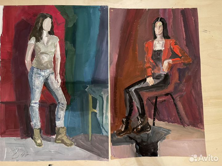 Рисунки цветные