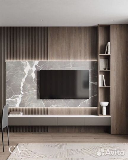 Шкаф в гостиную тв зона