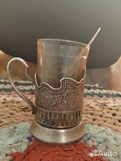 Подстаканник мельхиор СССР