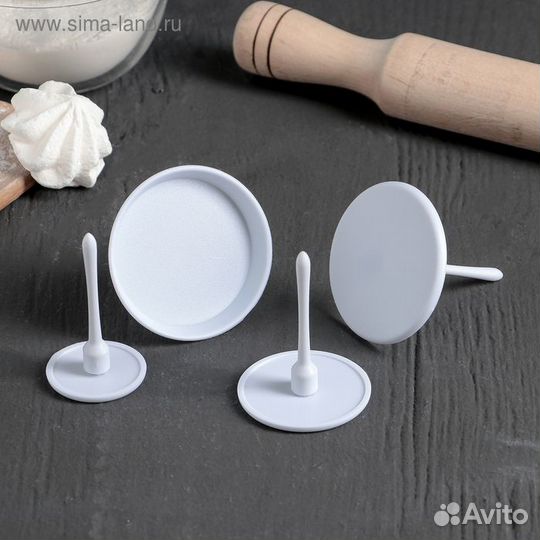 Набор кондитерских гвоздей Доляна, 4 шт: d3,5/5/6