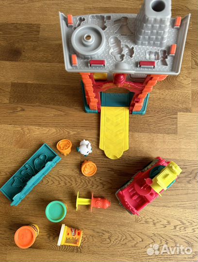Play doh пожарная станция