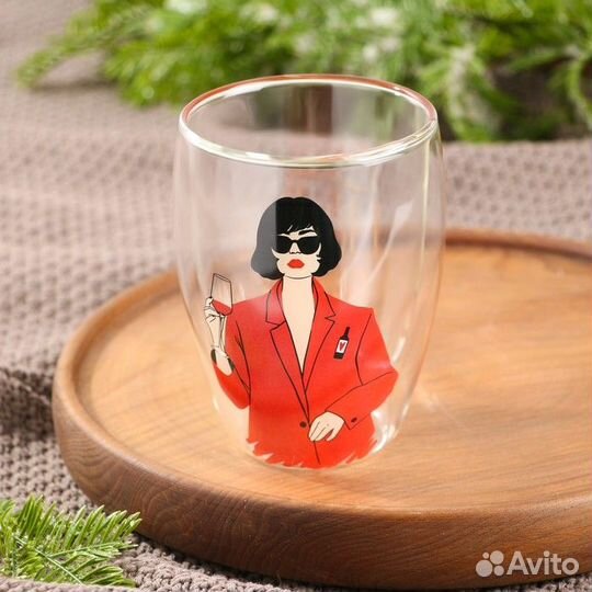 Стакан с двойными стенками 