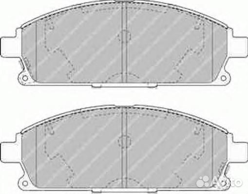 Колодки ferodo FDB1263 FDB1263 Ferodo
