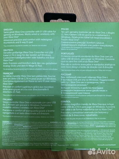 Новый, оригинальный Геймпад на xbox One