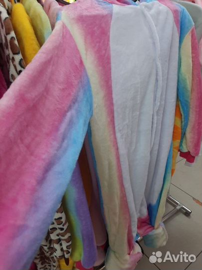 Кигуруми Радужный Единорог М