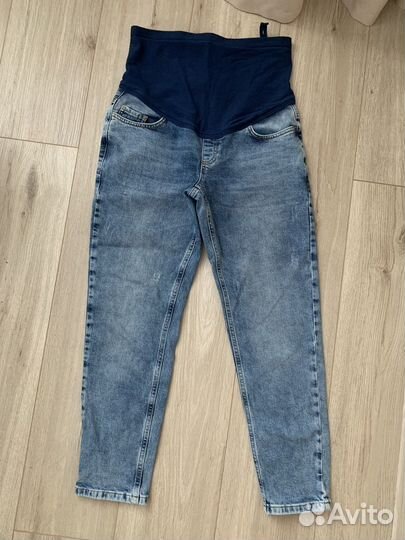 Джинсы mom fit для беременных
