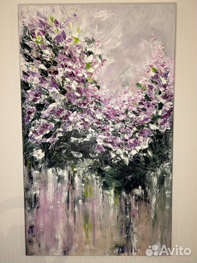 Картина маслом «Сирень»