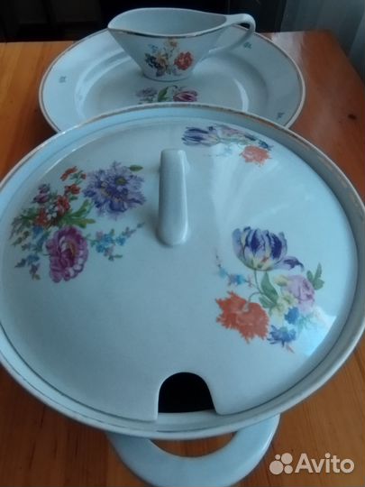 Набор столовой посуды Дулево СССР