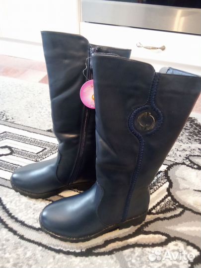 Сапоги зимние для девочки 34 размер
