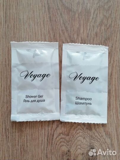 Шампунь и гель для душа разовые
