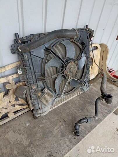 Кассета радиаторов, диффузор SsangYong Kyron 07-14