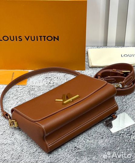 Сумка louis vuitton soft twist натуральная кожа