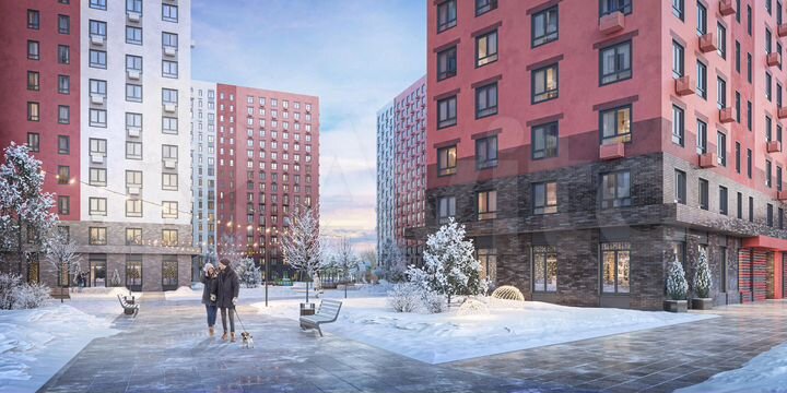 2-к. квартира, 52,7 м², 10/17 эт.