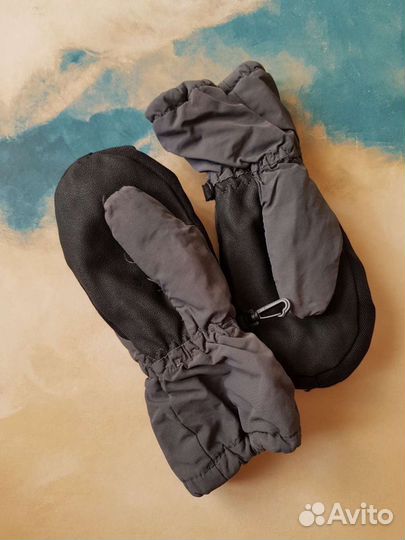 Варежки краги детские на 4-7 лет