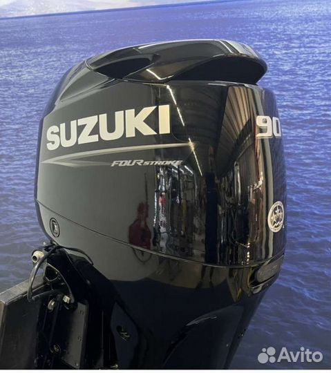 Подвесной лодочный мотор suzuki DF90ATL новый