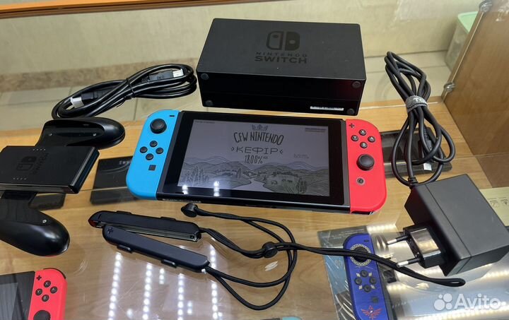 Nintendo Switch rev 1 прошитая
