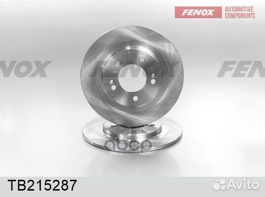 Диск тормозной зад TB215287 TB215287 fenox