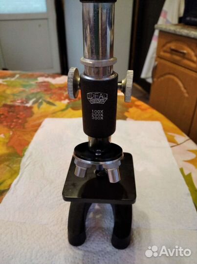 Микроскоп Ideal Hannover Германия.Винтаж