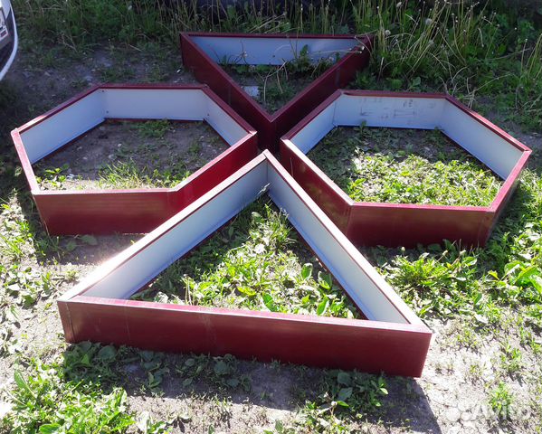 Грядки оцинкованные металлические цветные