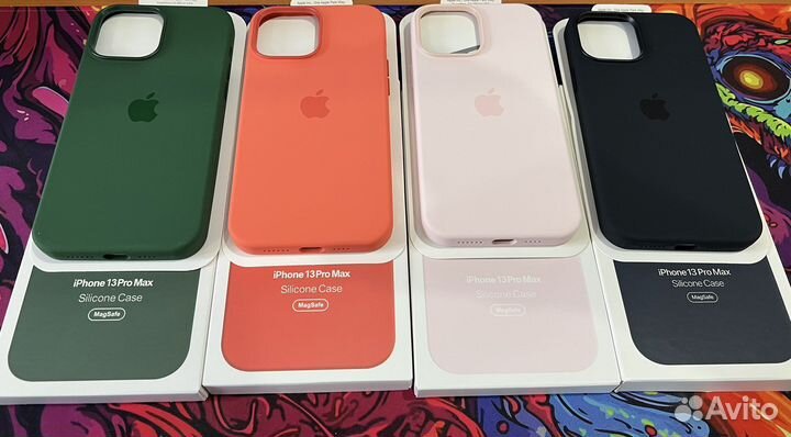 Силиконовые чехлы MagSafe для iPhone 13 - 14Promax