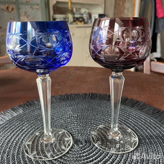 Хрустальные бокалы цветные katharinen германия