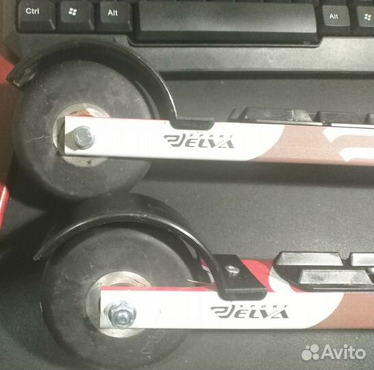 Лыжи роллеры jelva skating + Крепления + Чехол