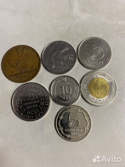 Наборы иностранных монет по одной цене
