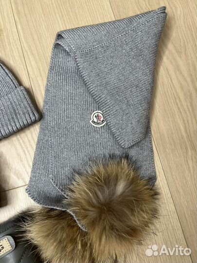 Комплект шапка и шарф детский