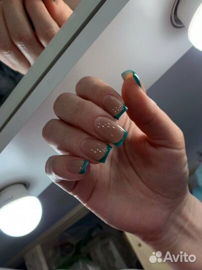 Маникюр наращивание