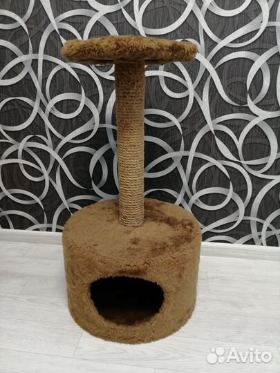 Когтеточка домик для кошки бу