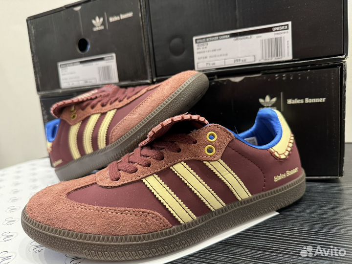 Adidas Samba x wales bonner fox brown оригинальные