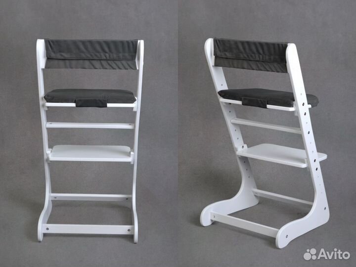 Белый растущий стул
