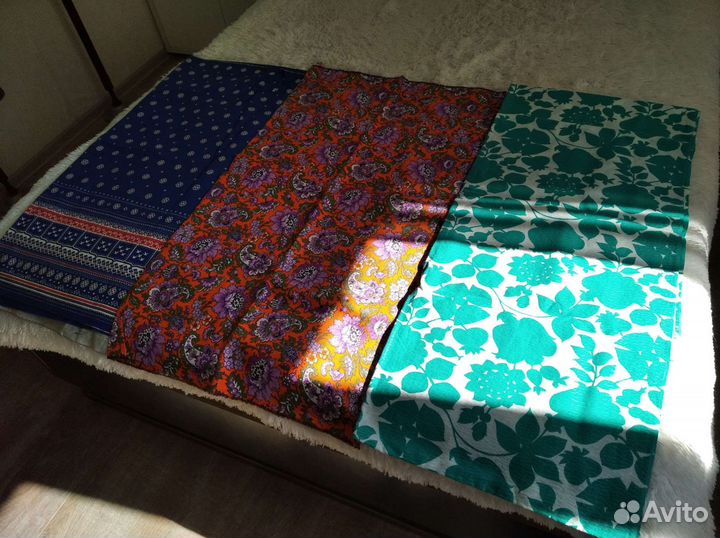 Сатин, набивной хлопок СССР