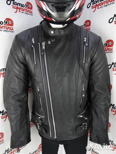 Мото куртка Косуха из кожи