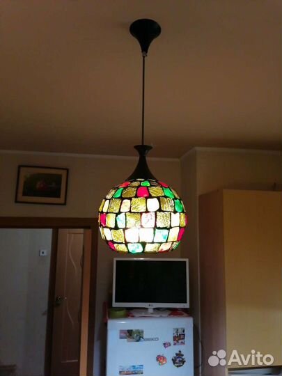 2в1: Светильник подвесной потолочный и люстра бра